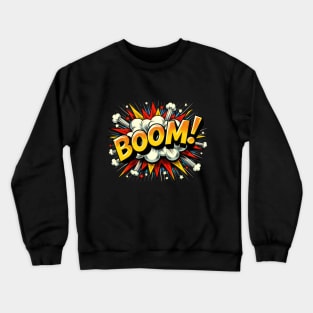 Vintage 'BOOM!': Echoes of Comic Book Era Crewneck Sweatshirt